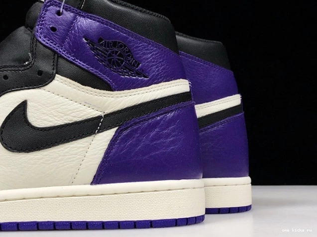 Rep Onekick Court Jordan 1 555088-501 Purple Air 0712